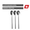 Silit Trend Latte Macchiato Spoons Set of 3, Long Spoons