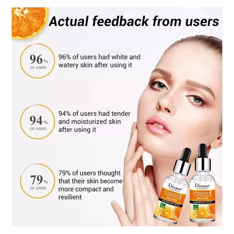 VITAMINA C SERUM Tratamiento Facial Humectacion Serum 100% Vitamina C