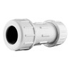 American Valve 3/4 P600U Schedule 40 PVC Compression Coupling, White