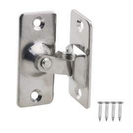 TAODAN Right Angle Barn Door Lock with Screw Stainless Steel Sliding Door Latch 90 Degree Door Buckle Sliding Door Lock Screen Door Lock Suitable for Bathroom Dressing Room Sliding Window