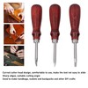 Leather Edge Cutting Kit with Wooden Handle Material Curved Head