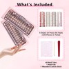Sun&Beam Nails Press-On Nails 120 Pcs, 4-in-1 Mix & Match