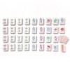 ,Pearlescent Mahjong Tiles,Custom 4-Layer American Mahjong Tiles,Hand-carved,American Mahjong Set with