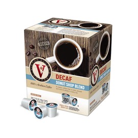 Victor Allen's Coffee Decaf Donut Shop Blend, Medium Roast, 200 Count Single Serve Coffee Pods for Keurig K-Cup Brewers