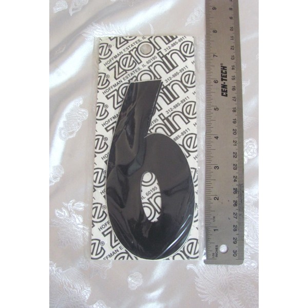 ZeroNine NOS Zeronine BMX Decal Sticker Number #6 SIX Set