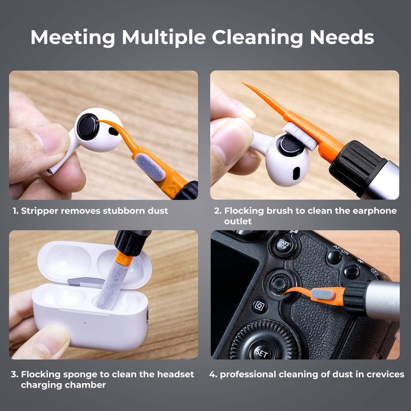 Minadax KF Cleaning Set for Camera | Sensor | Headphones