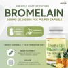 Herba Bromelain Supplement 600mg – 180 Capsules | 2,400 GDU/g