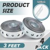 Gisafai 4 Pcs Galvanized Hanger Strap Metal Strapping with Holes