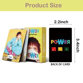 2 Pack / 110 Pieces Kpop GD Cards, Kpop GD Photo Cards, GD Power Album Cards, Kpop GD Merch Mini Photo Cards Set Fans Gift