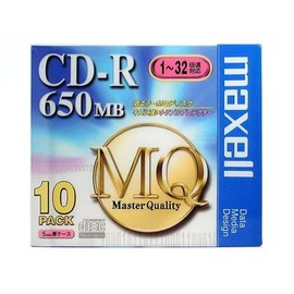 maxell CDR74MQ.1P10S CDR Media 650MB Gold 10 Sheets