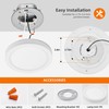 Hlite 7.5 Inch Flush Mount LED Ceiling Light with Night
