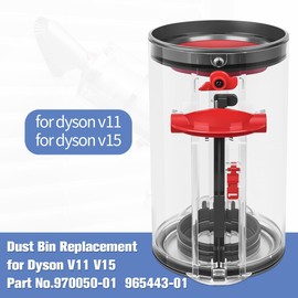 DrRobor DrRobor Staubbeh?lter f1r Dyson V11 V15 SV14 SV15 SV22 Staubsauger, Ersatzteile Beh?lter Nr.970050-01 und Teile-Nr. 965443-01