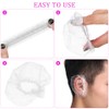 Callaron Juego Orejeras Silicona Reutilizables Teñir Cabello Ideales Peinarse Ducha