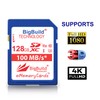 BigBuild Technology 128GB U3 SDXC Memory Card For Nikon Coolpix