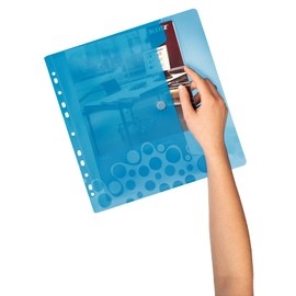 Leitz Wow A4 Pocket - Flap Assorted Colours (Pack of 6)