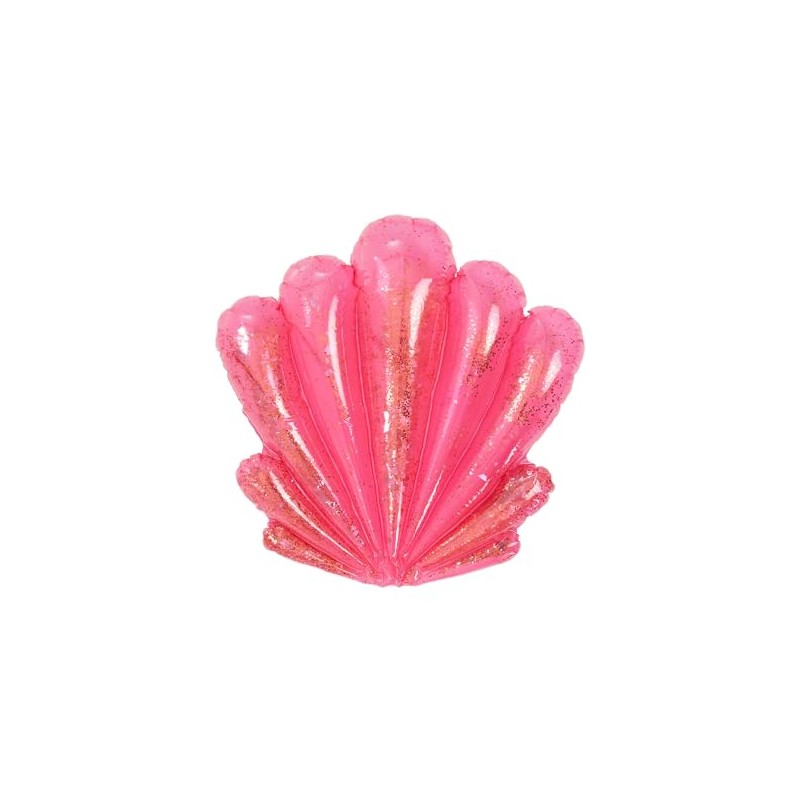Smiffys Inflatable Shell, Pink 73cm/29in, Hawaiian Luau Fancy Dress, Mermaid