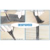 Stainless Steel Wool with Gloves, Steel Wool Fill Fabric Roll,