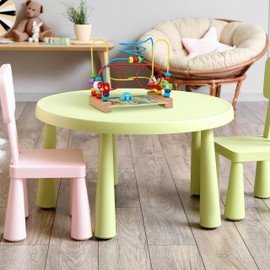 Relaxdays Motor Skills Bow, Wooden Motor Skills Toy, Vehicle Motif, from 3 Years, Wooden Toy for Girls and Boys, Colourful