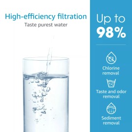 AQUA CREST F-1000 Undersink Water Filter, WF03-F1, Replacement for F-1000,1 Pack