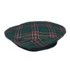 Women Winter Plaid French Beret Hat Tartan Check Artist Painter