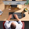 DQST Ratón Vertical Ergonómico Inalambrico Recargable -3 Niveles dpi (800-1600)-Compatible