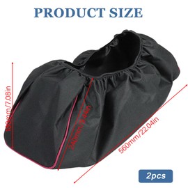 Pack of 2 Winch Cover Waterproof Cover Electric Winch, 600D Material Cover for Cable Winch Protective Cover Winch Protective Cover Electric Winch