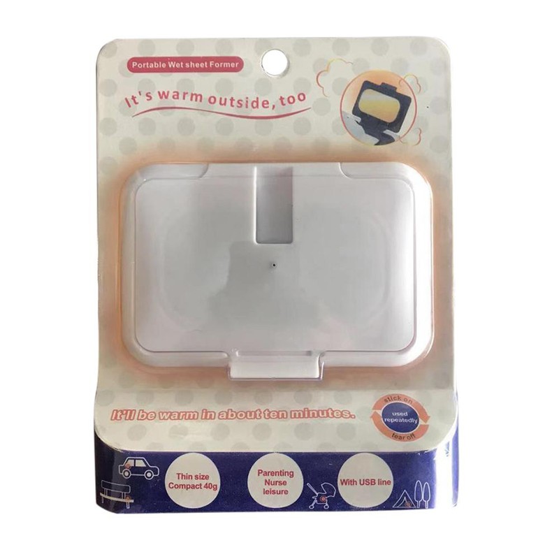 Baby Wipes Heater Baby Wet Wipes Warmer Portable USB Powered
