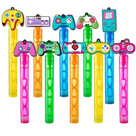 Video Game Party Favors,20 Pcs Bubble Wands for Kids,Cute Bubble Wand for Birthday Party Supplies Classroom Prizes Goodie Bag Stuffers Gifts