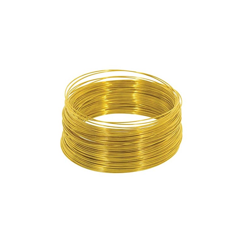 OOK 100 ft. L Brass 24 Ga. Wire