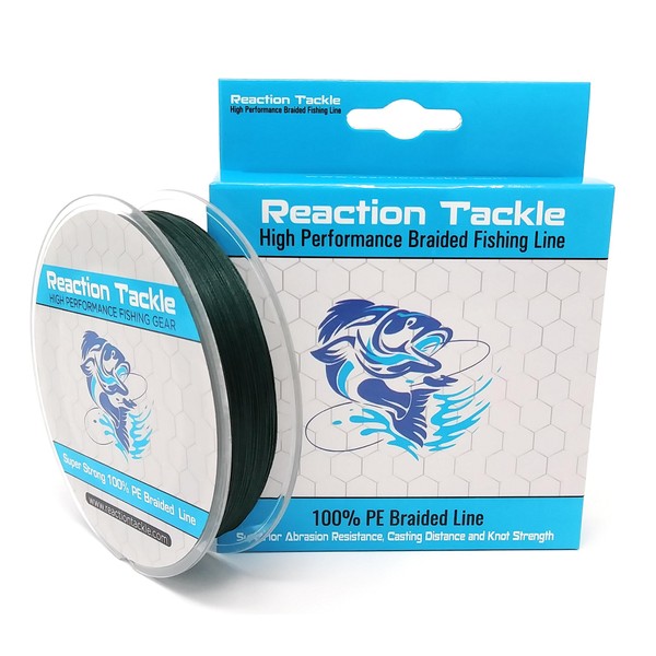 Reaction Tackle 9 Strand - Moss Green 50LB 300yd