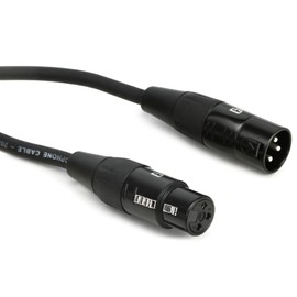 Hosa HMIC-025 Pro Microphone Cable, REAN XLR3F to XLR3 Meter, 25 Feet