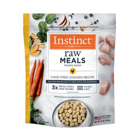 Instinct Freeze Dried Raw Meals, Dry Cat Food, Grain Free, Freeze Dried Cat Food - Chicken Recipe For Cats, 25 oz