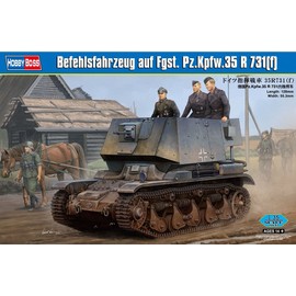 Hobbyboss 1:35 Scale Befehlsfahrzeug auf Fgst. Pz.Kpfw.35 R 731 (f) Assembly Kit