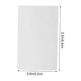 DOITOOL 100Pcs Metal Business Card Blanks Thick Engraved Sublimation Cards for Professional Networking and