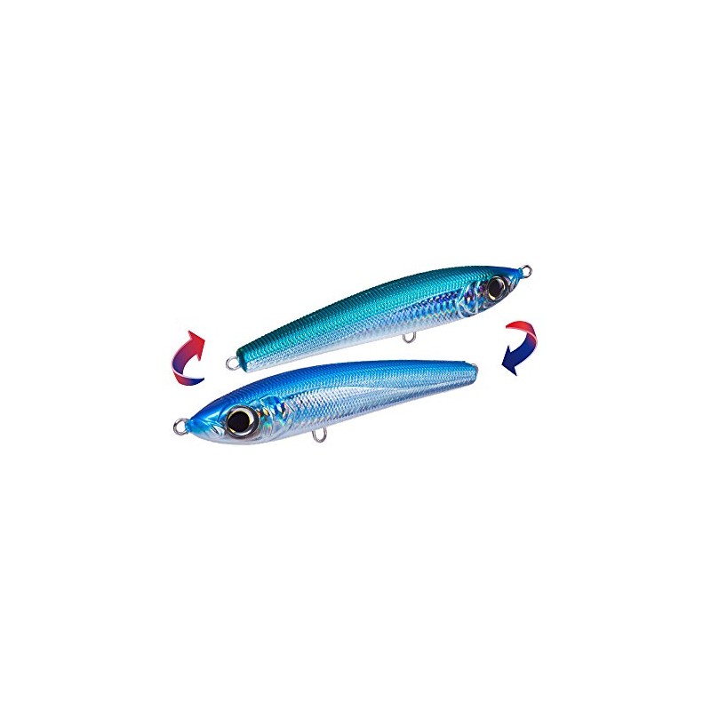 Yo-Zuri R1156-CHB Diving Slider Sinking Lure, Holographic Blue