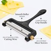 Zulay Kitchen Stainless Steel Wire Cheese Slicer - Adjustable Hand