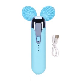Electric Facial Massage Roller Adjustable Cleaning Pore Vibration Lifting IPX5 Waterproof Micro Current 3D Roller
