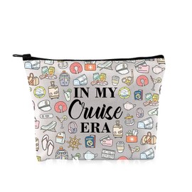 Generic PYOUL Funny Cruise Lover Gift My Cruise Era Makeup Bag Family Cruise Cosmetic Bag Cruise Souvenir Gift (My Cruise Era Bag)