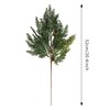 Pack of 5 Artificial Cedar Branches with Pine Cones 22"