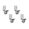 Shepherd Hardware 8126E 1-7/8-Inch TPR Swivel Corner Casters with Top