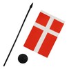 Denmark Table Flag 4'' x 6'' - Danish Desk Flag