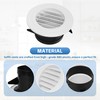 Round Air Vent Cover, 6 Inch Adjustable, ABS Ceiling Vent,