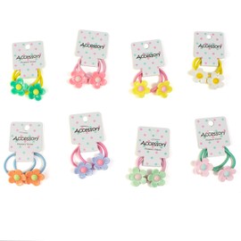 Bianhuan Hair Rubber for Children, Baby Hair Elastic, Girls, Babies, Bite Elastic, Hair Accessories, Kids, Stylish, Cute, Hair Clip, Gift, Present, Colorful 16 pieces