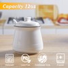 DAYYET Sugar Bowl with Lid and Spoon, 12 oz Ceramic