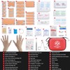 Mini First Aid Kit - 150 Piece Small Waterproof Hard