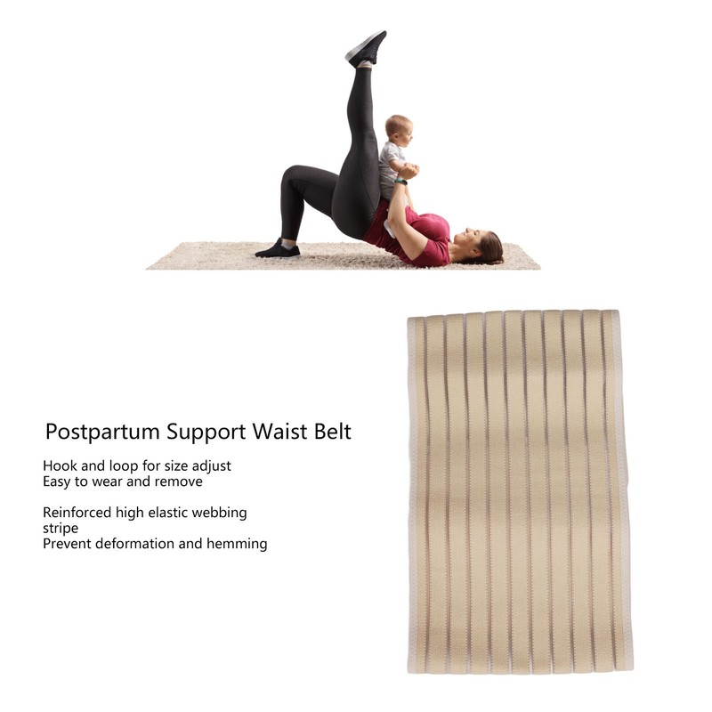 Postpartum Belly Support Wrap Breathable High Elasticity Waist Slimming Belt