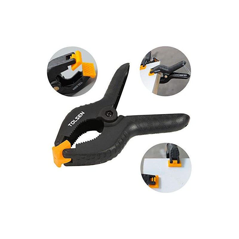 Tolsen Spring Clamps 5 Pack - Heavy Duty Plastic Vice