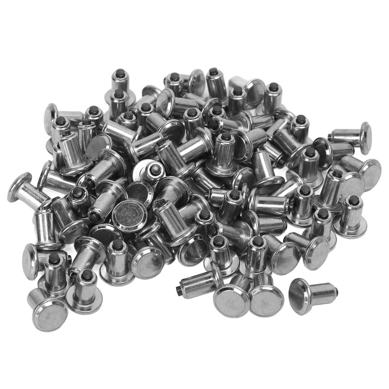 100PCS Tire Studs Silver Universal Wear Resistant Anti Slip Tire