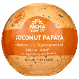 PACHA SOAP Coconut Papaya Froth Bomb, 5 OZ