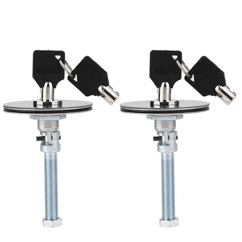 Quick Release, KIMISS 2Pcs Universal Carbon Style Bonnet Cover Lock